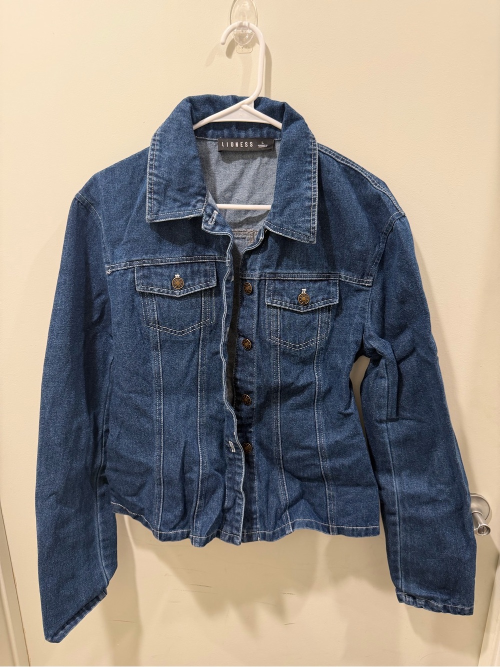 Denim Top - Classic Blue Women's Long Sleeved Jean Shirt